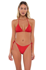 B Swim Camellia Twist Rib Jaelyn Bikini Bottom