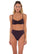 B Swim Java Flat Rib Lyra Bikini Top