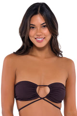 B Swim Java Flat Rib Sasha Bikini Top