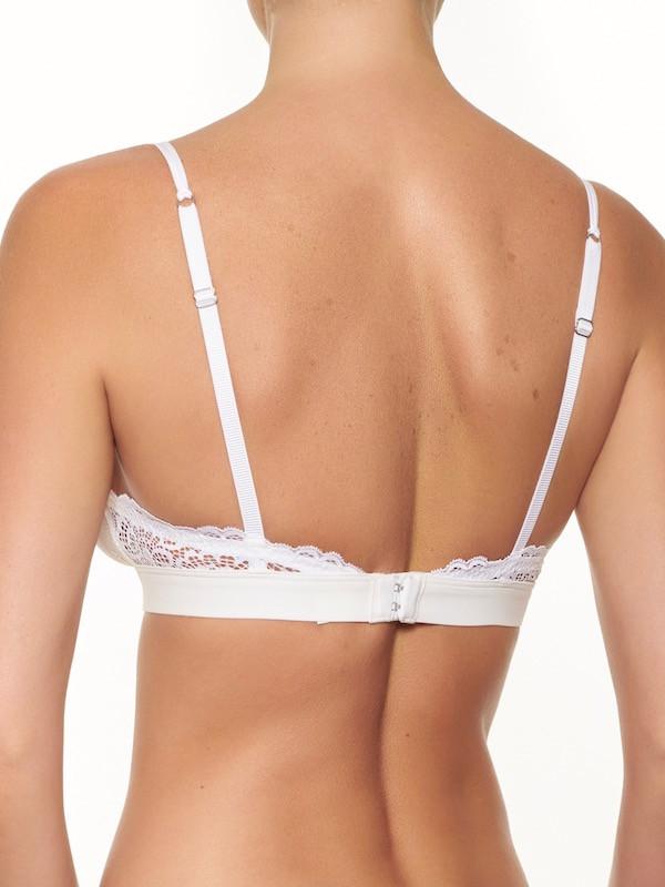 Addiction Nouvelle Lingerie BRALETTE XS / White Addiction Martini Triangular lace Bralette