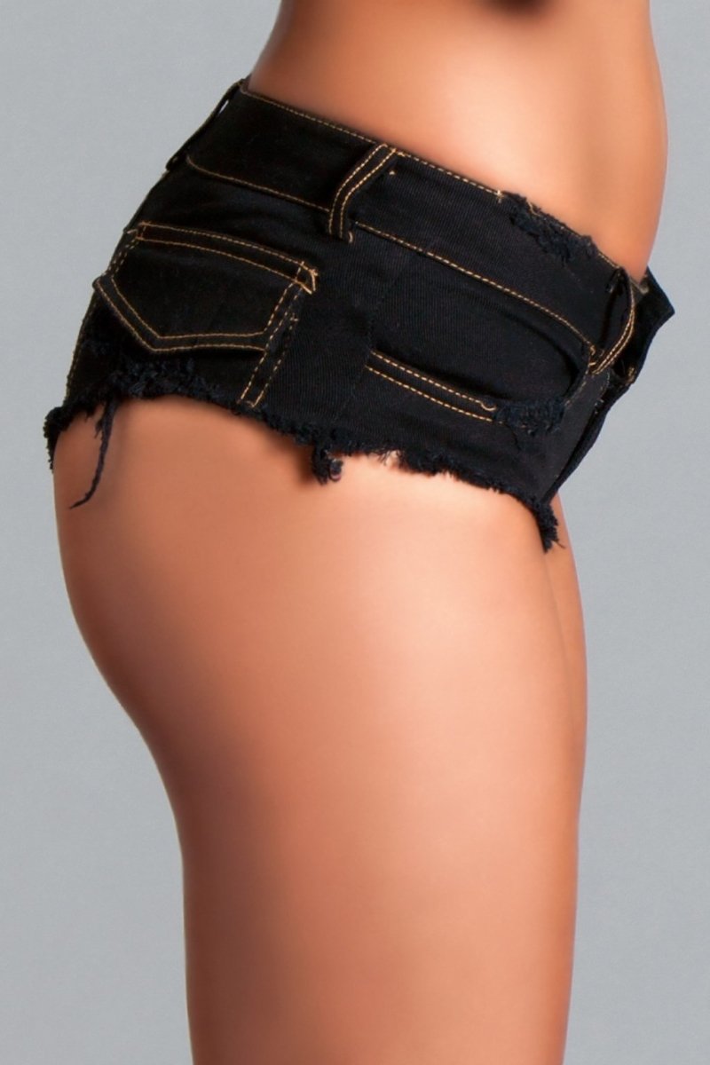 Be Wicked Booty Shorts Black / M BWJ3BK Baby Got Back Booty Shorts -