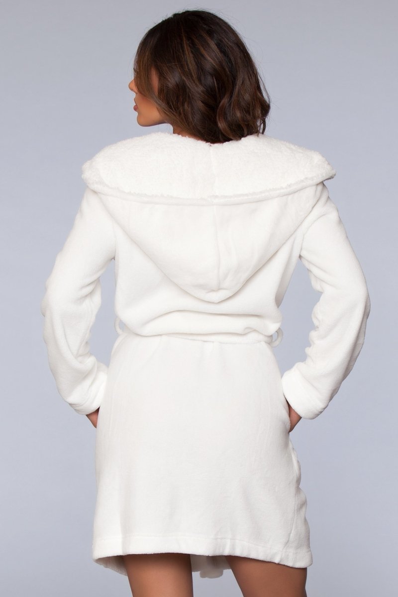 Be Wicked Sleepwear White / L/XL 1817 Janet Robe