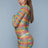 BeWicked Body Stockings Rainbow / O/S 1998 Burn Desire Bodysuit Rainbow