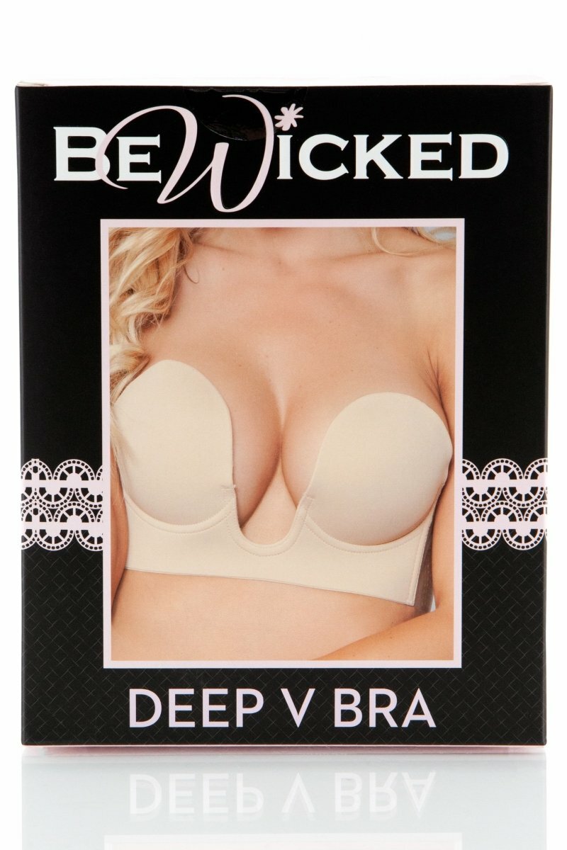 BeWicked Bra Accessories BWXB093ND Deep V Bra - Nude
