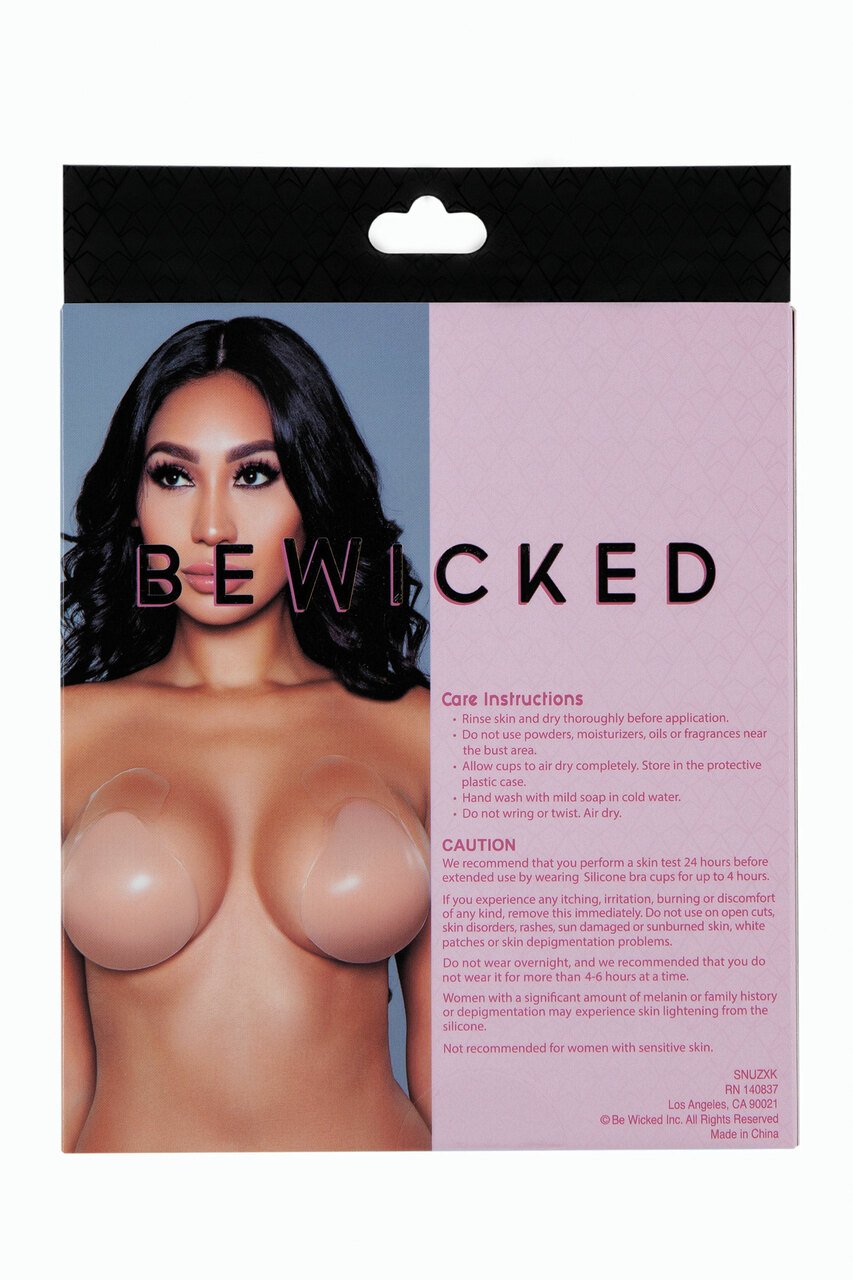 BeWicked Bra Accessories Nude / A/B SNUZXK Lifted Silicone Cups Small Nude