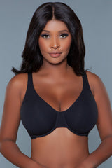 BeWicked Bras 32-42FF Mix N Match 2216 Veronica Bra Black