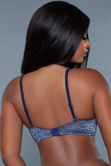 BeWicked Bras 32-42FF Mix N Match Blue / 34A 2219 Miss Me Bra