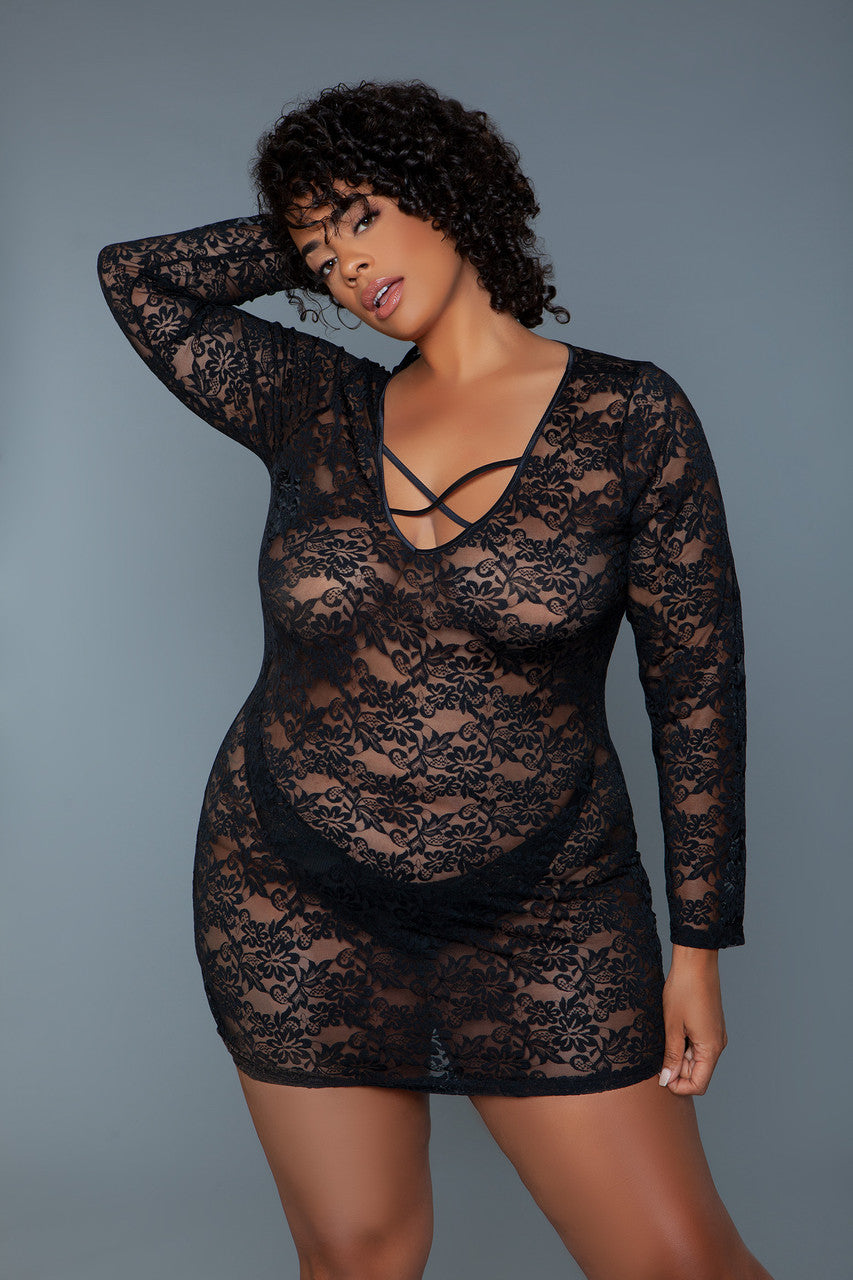 BeWicked Curve Lingerie 2247P Lynn Chemise