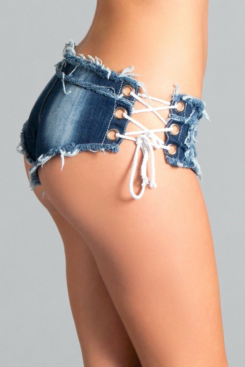 BeWicked Dukes + Denims Blue / L BWJ4BL Strings Attached Shorts