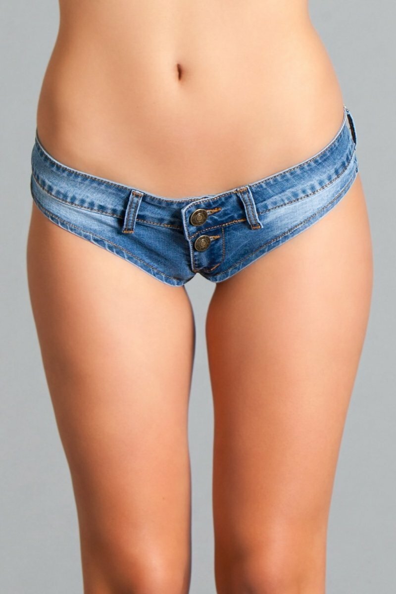 BeWicked Dukes + Denims BWJ2BL Suns Out Buns Out - Medium Wash