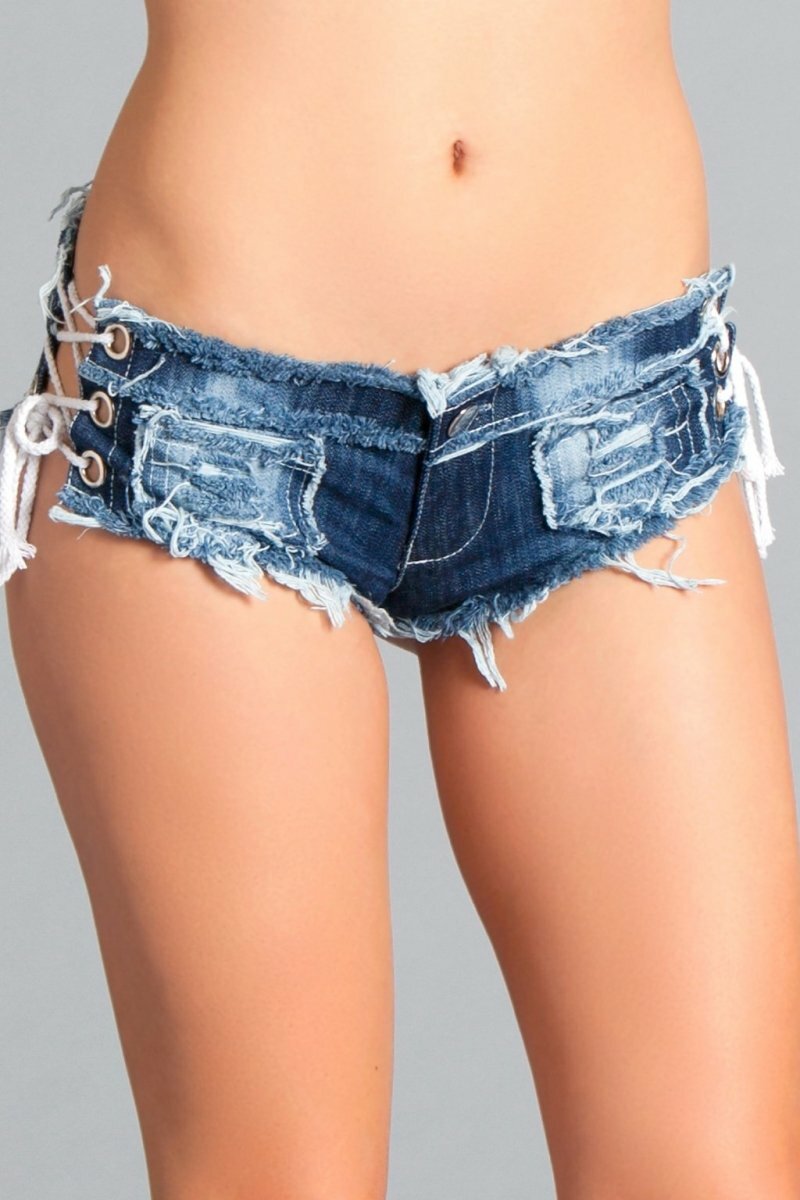 BeWicked Dukes + Denims BWJ4BL Strings Attached Shorts