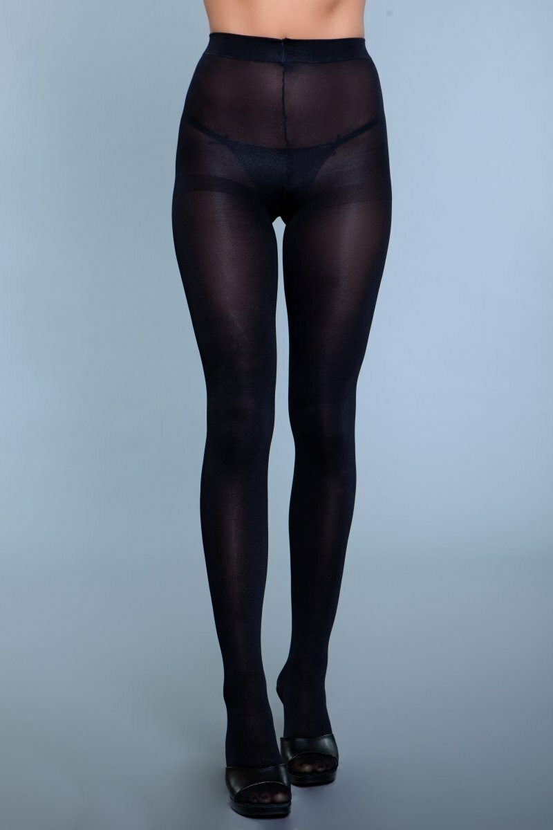 BeWicked Hosiery Black / O/S 1913 Perfect Nylon Pantyhose Black