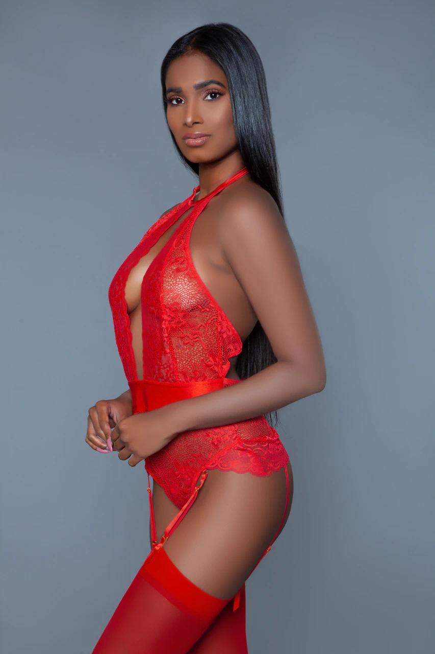 BeWicked Lingerie Red / Large 2016 Ophelia Bodysuit