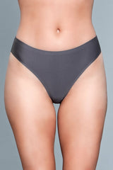 BeWicked Panties 1850 Reina Thong Grey