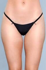 BeWicked Panties BW1541B My Go-To Thong - Black