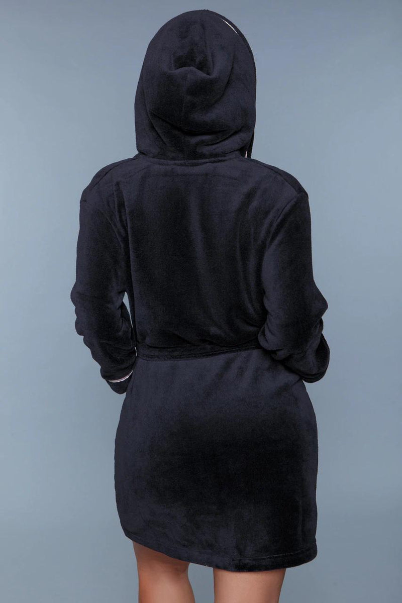 BeWicked Sleepwear Black / Large/Extra Large 1966 Alyssa Robe