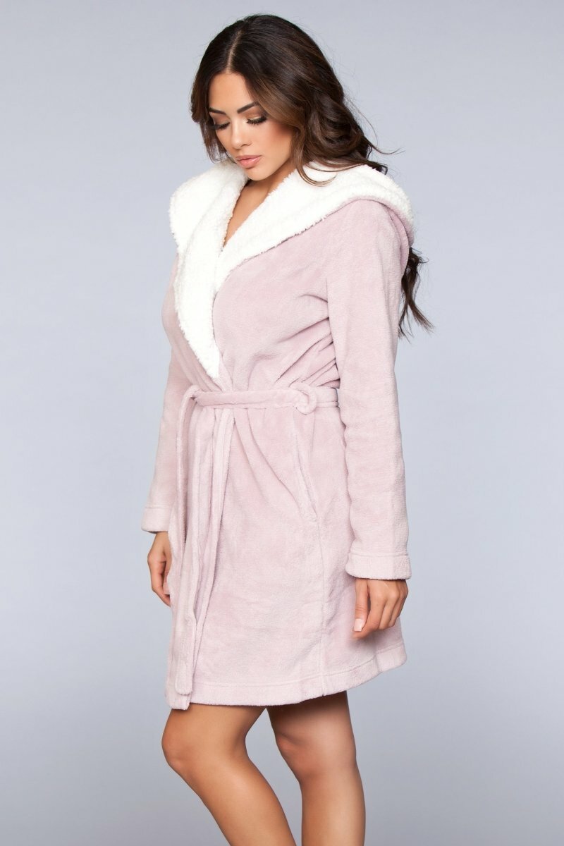 BeWicked Sleepwear Pink / L/XL 1817 Janet Robe Pink
