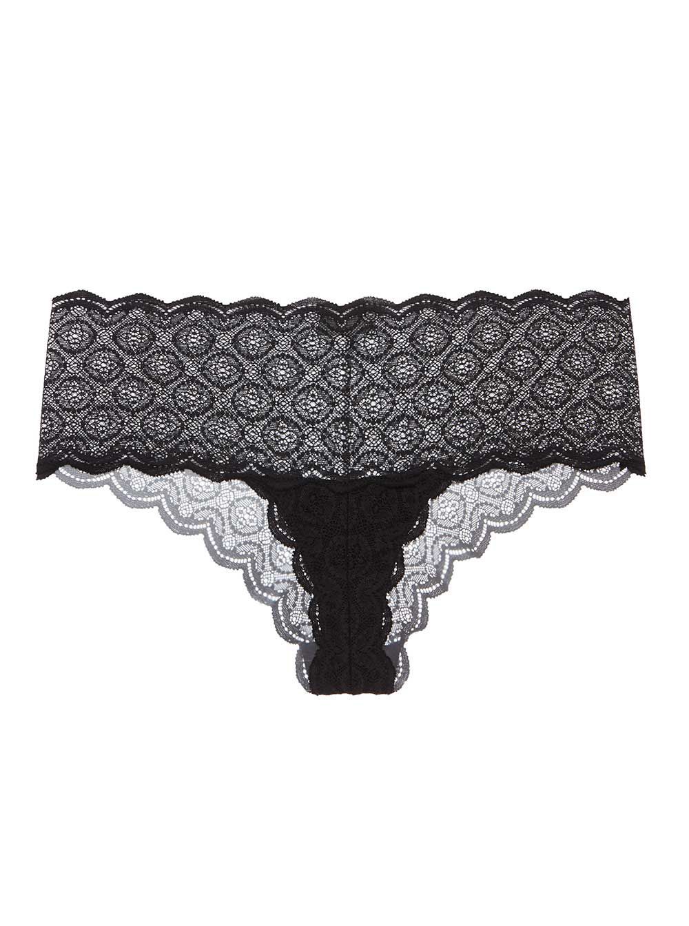 Cosabella Panties M/L / BLACK SWEET TREAT MEDALLION LACE HOTPANT
