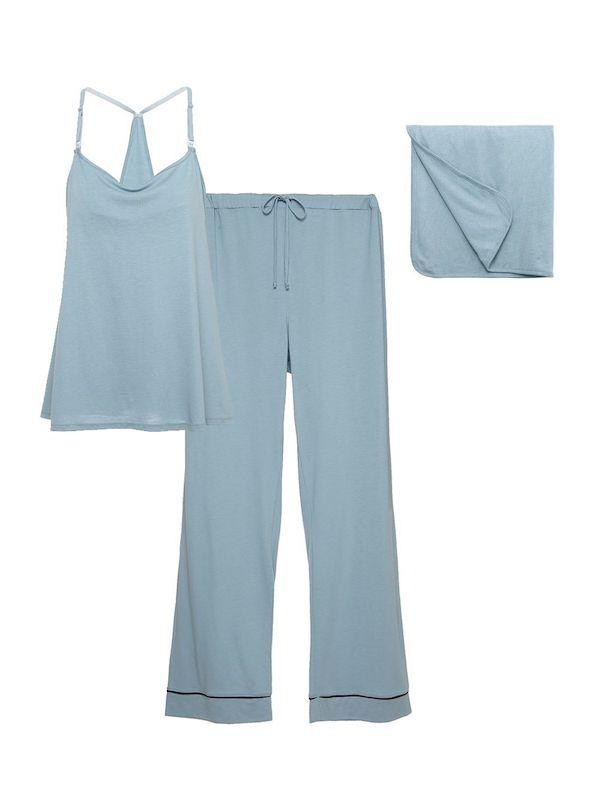Cosabella S / Bathe Blue Maternity Pajama Set