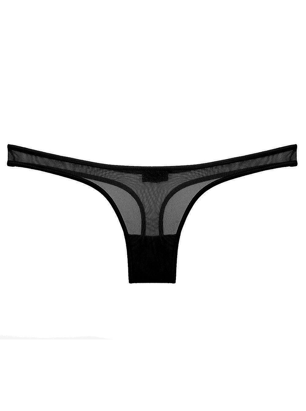 Cosabella THONGS L/XL / BLACK Cosabella Soire Sheer Lace Low Rise Thong Panties
