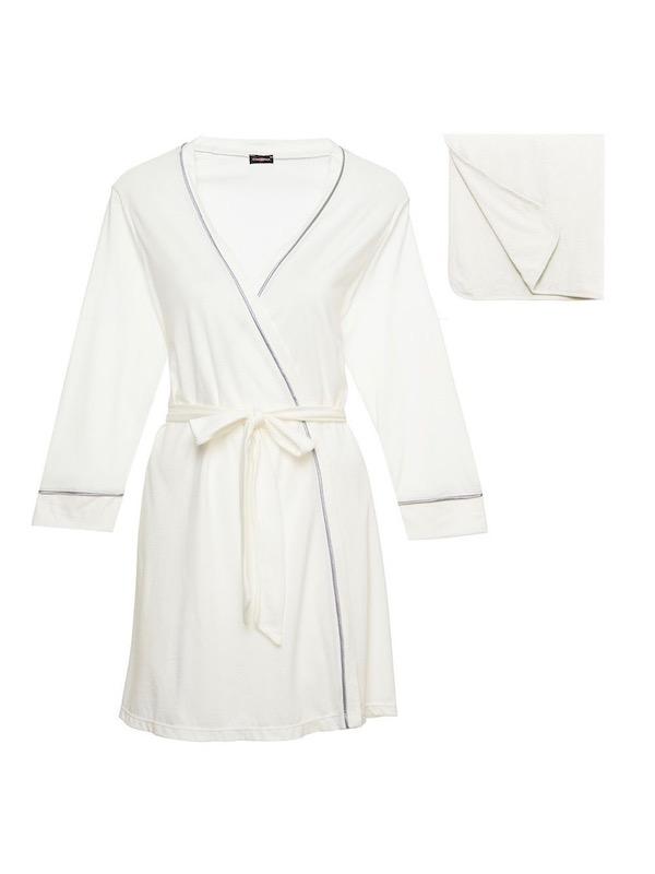 Cosabella Womens Robes S / Dove Grey Maternity Robe Gift Set