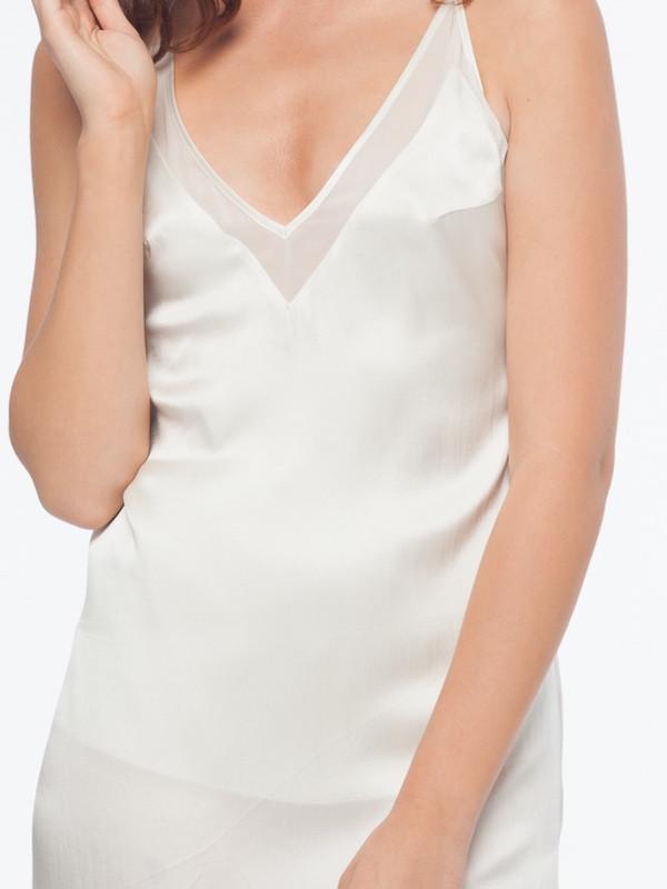 DEAR BOWIE Cameron Blanc Slip Dress - HauteFlair