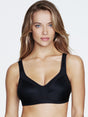 Dominique Bras 32 / B / black Cotton Lined Soft Bra Women Dominique Stretch Comfort Sports Bra Plus Size 5316
