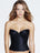 Dominique Corsets and Bustiers 32 / A / black Rachelle Satin Longline Bridal Bra 7750
