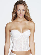 Dominique Corsets and Bustiers 32 / A / ivory Dominique Longline Bridal Bra 7749