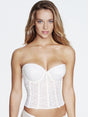 Dominique Corsets and Bustiers 32 / A / ivory Dominique Longline Bridal Bra 7749