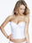 Dominique Corsets and Bustiers 32 / A / white Rachelle Satin Longline Bridal Bra 7750