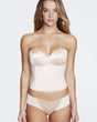 Dominique Longline Bra 32 / A / Nude Longline Smooth Strapless Bridal Corset Bra 8541