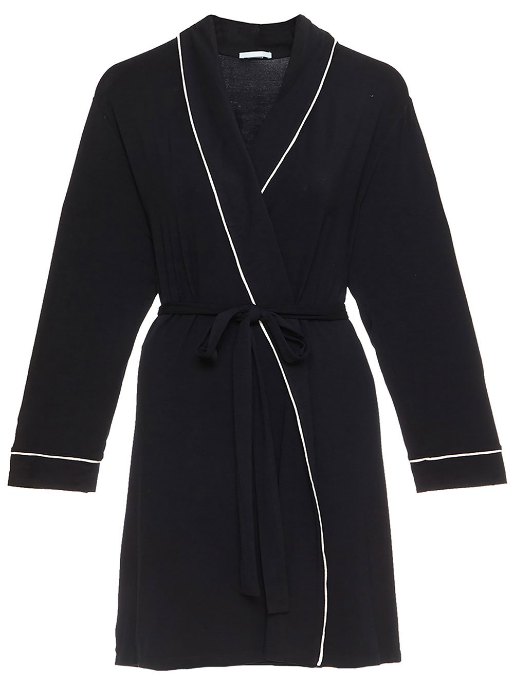 Eberjey Loungewear Black/Sorbet Pink / S Gisele PJ&#39;s The Tuxedo Robe