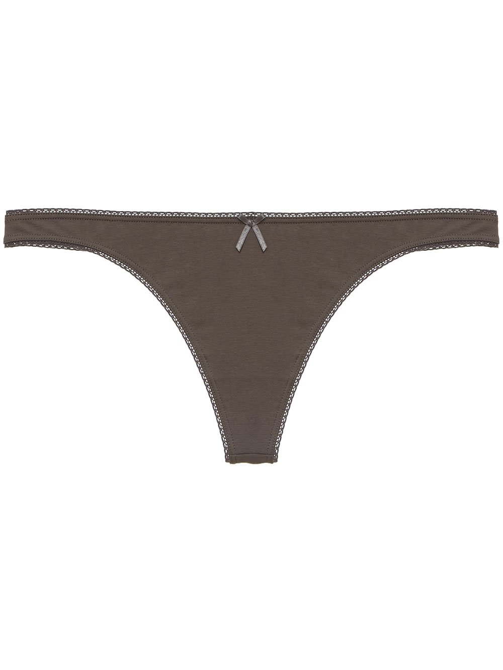 Eberjey THONGS Charcoal / XS/S Pima Goddess Everyday Thong