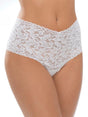 Hanky Panky Panties ONE SIZE / White High Waisted Sheer Lace Bridal Thong Panties