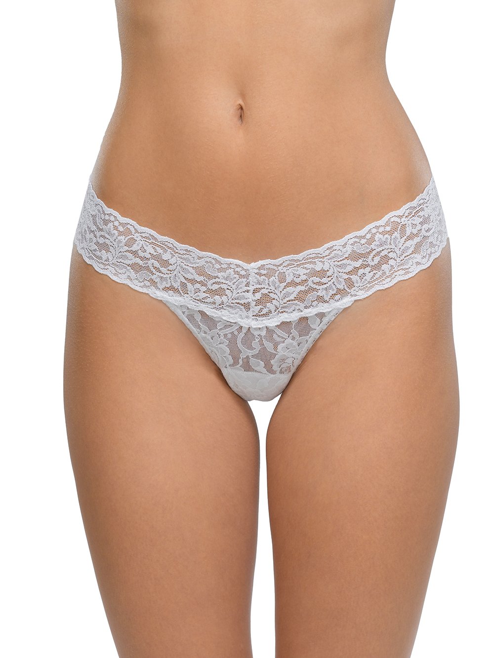 Hanky Panky Thong Marshmallo / One Size Signature Lace Low Rise Thong