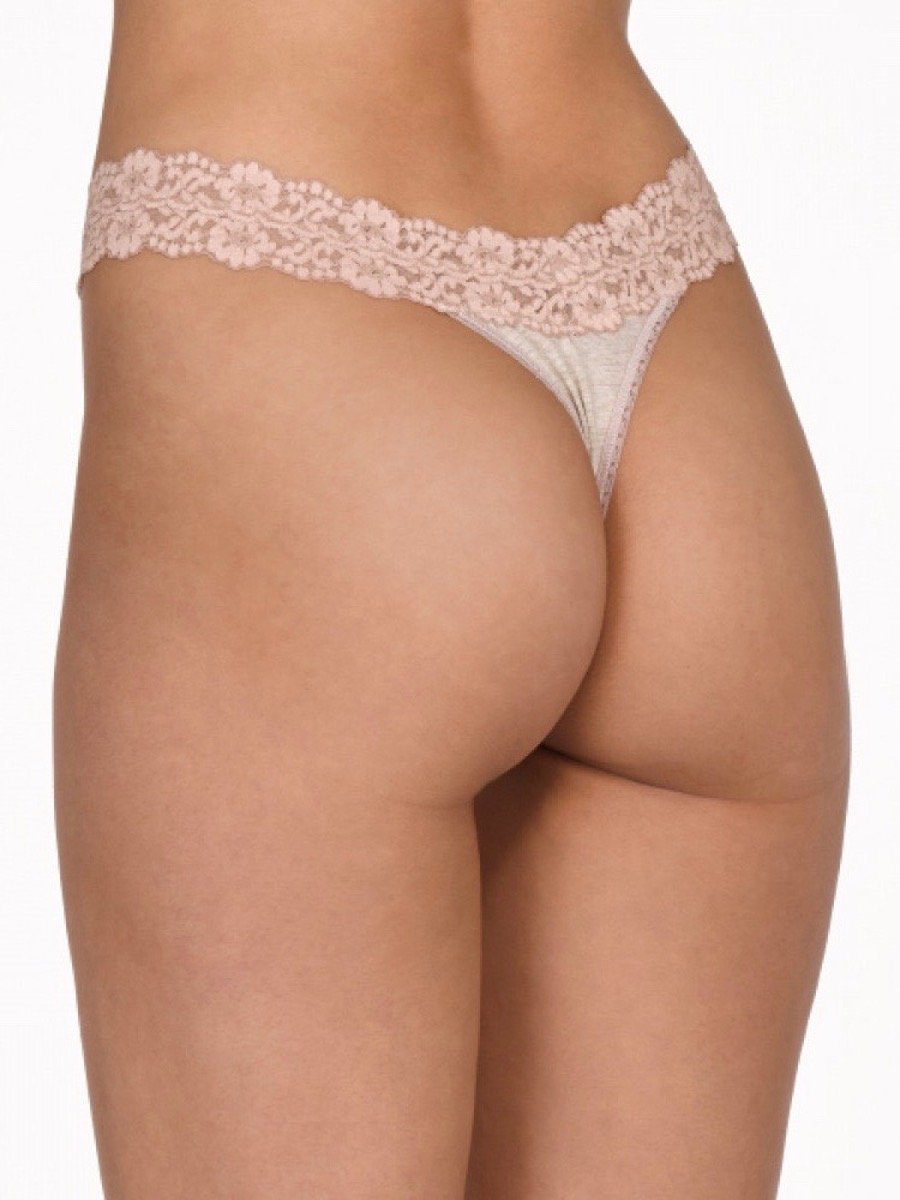 Hanky Panky THONGS Hanky Panky Heather Jersey Rise Thong