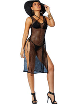 HauteFlair Ultra Sheer Mesh Bikini Swimwear Cover Up