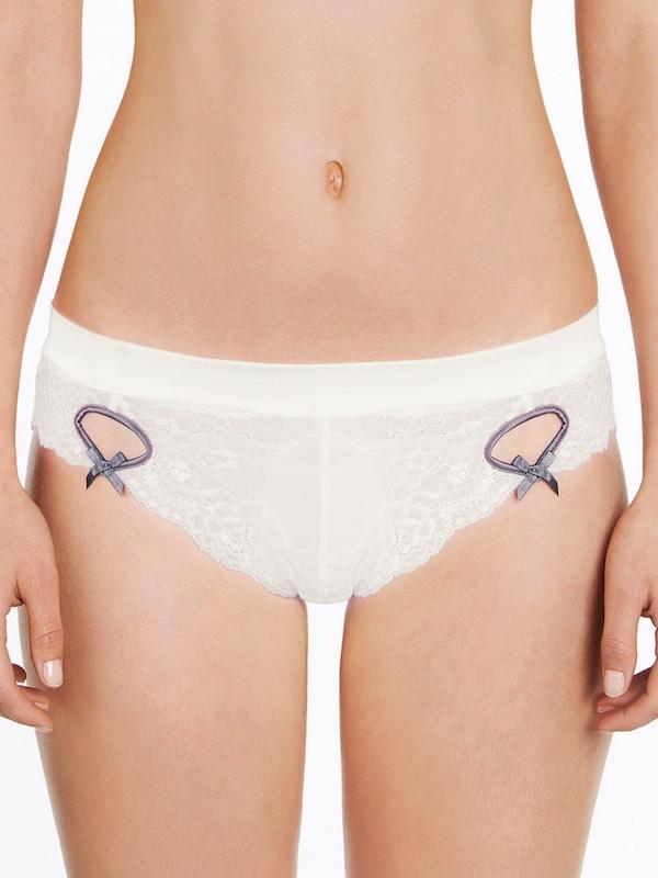 Heidi Klum Intimates Bikini Panties S / Retro Cream Heidi Klum Intimates Zoe Midi Brief H31-1060