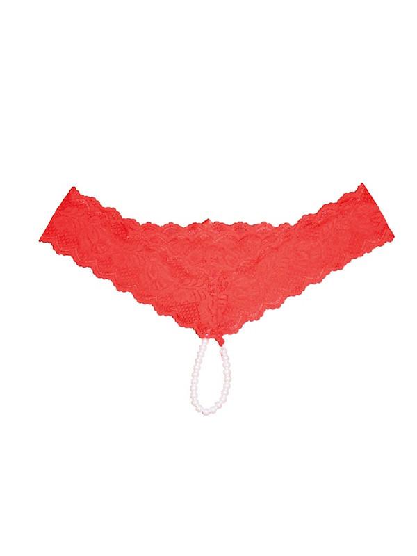 iCollection Pearl Panties Pearl Thong String Lace Sexy Panties