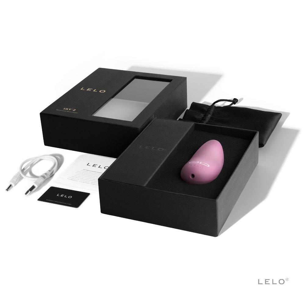 Lelo Sexual Wellness Lelo Lily 2 HandHeld Massager Vibrator with Delicate Scent - Plum