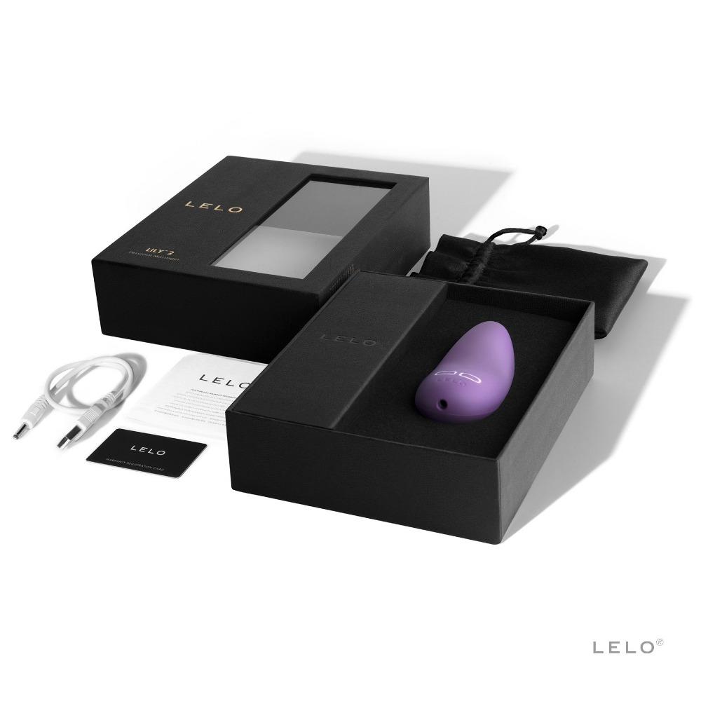 Lelo Sexual Wellness Lelo Lily 2 HandHeld Massager Vibrator with Delicate Scent - Plum