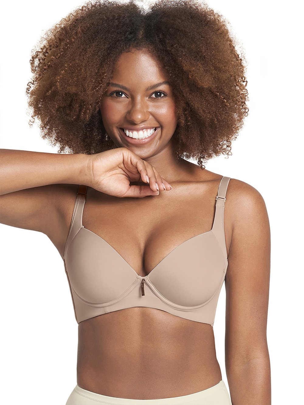 Leonisa Bras Back Smoothing Bra with Soft Full Coverage Cups - High Profile