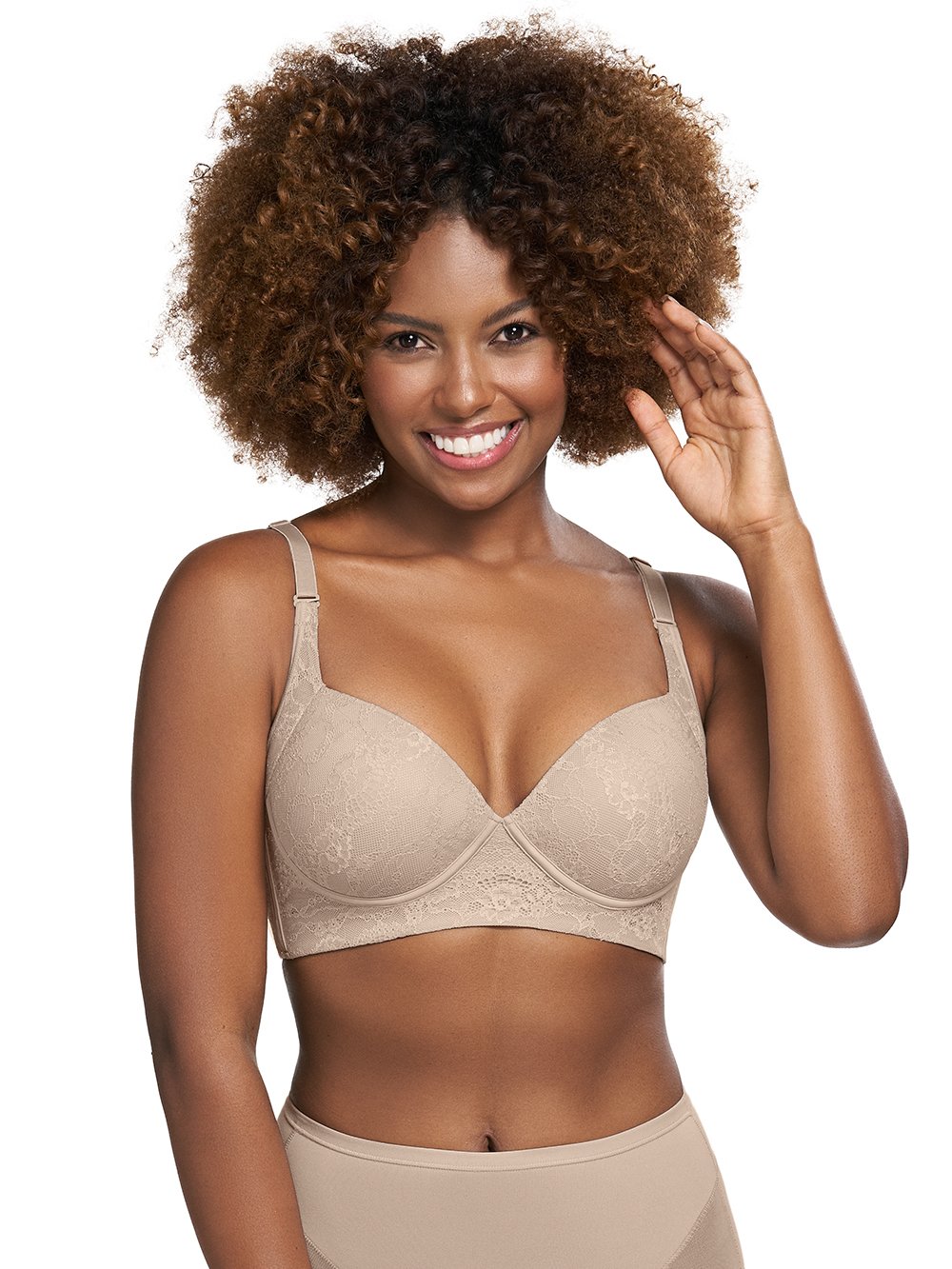 Leonisa Bras Nude / 34 / B Smoothing Underwire Bra - Luxe High Profile