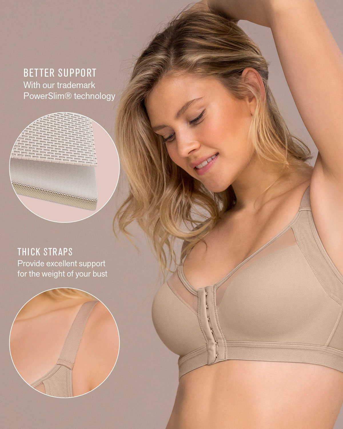 Leonisa Bras Posture Corrector Bra - Contour Cups - Multi/Benefit