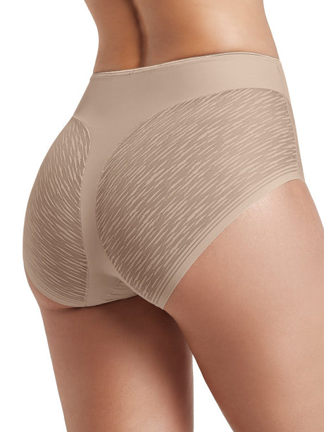 Leonisa Panties High-Waisted Sheer Lace Shaper Panty