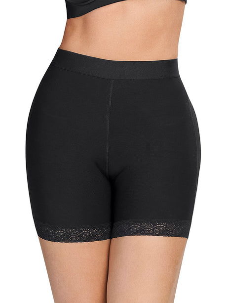 Leonisa Shapewear Mid-Rise Sculpting Shaper Short Butt Lifter Panty