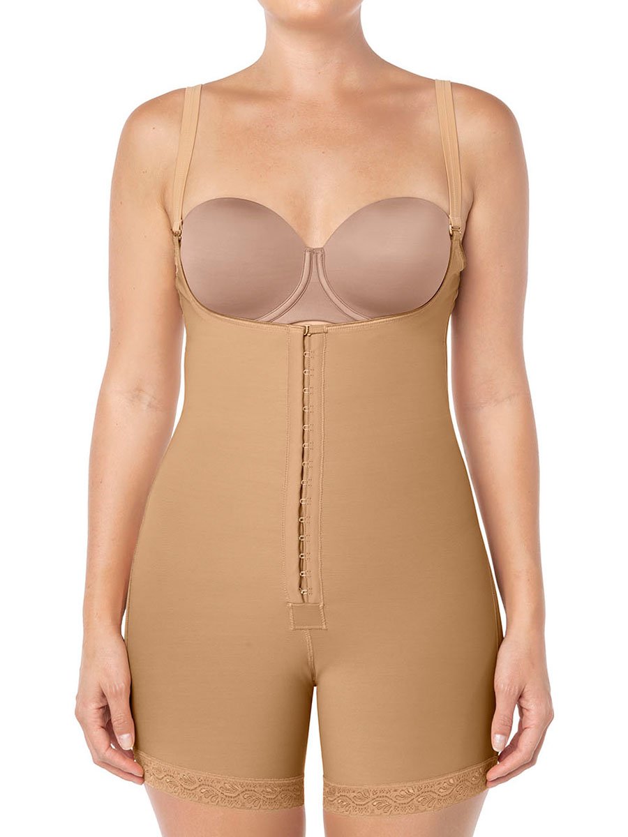 Leonisa Shapewear S / Nude Slimming Body Shaper Short With Booty Lifter