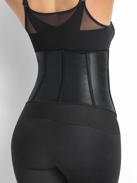 Leonisa Waist Trainer Compression Power Slim Latex Waist Trainer Shapewear