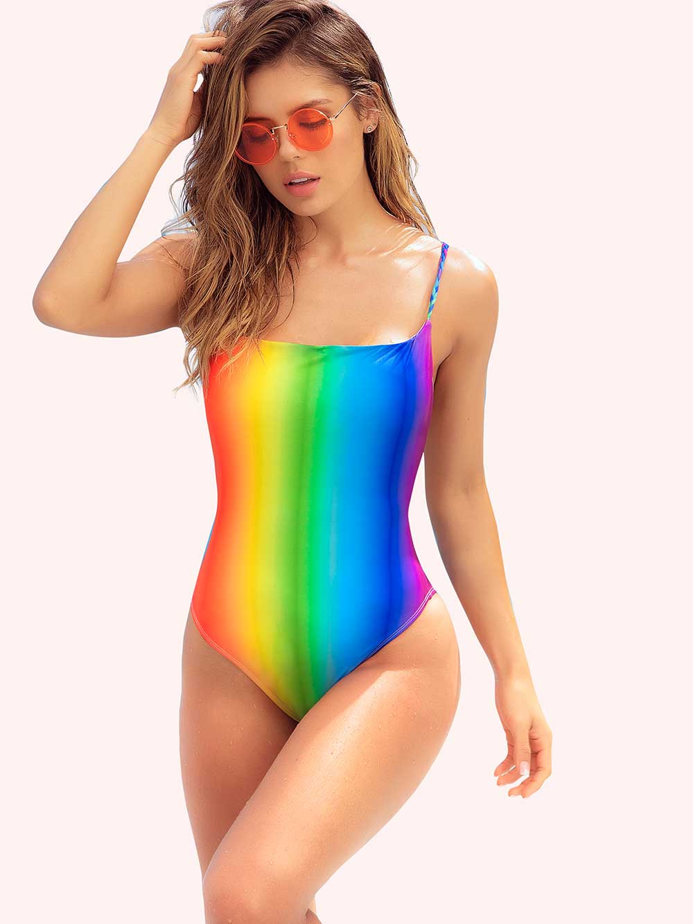 Mapale One Piece Swimsuit S / Rainbow Prints 6622 One Piece Swimsuit